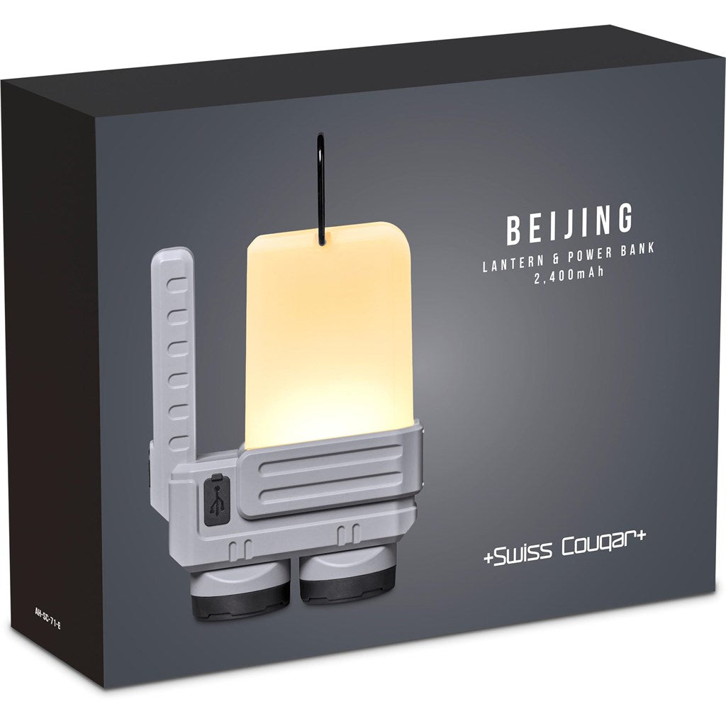 Swiss Cougar Beijing Lantern & Power Bank met 2,400mAh vir buitelugavonture