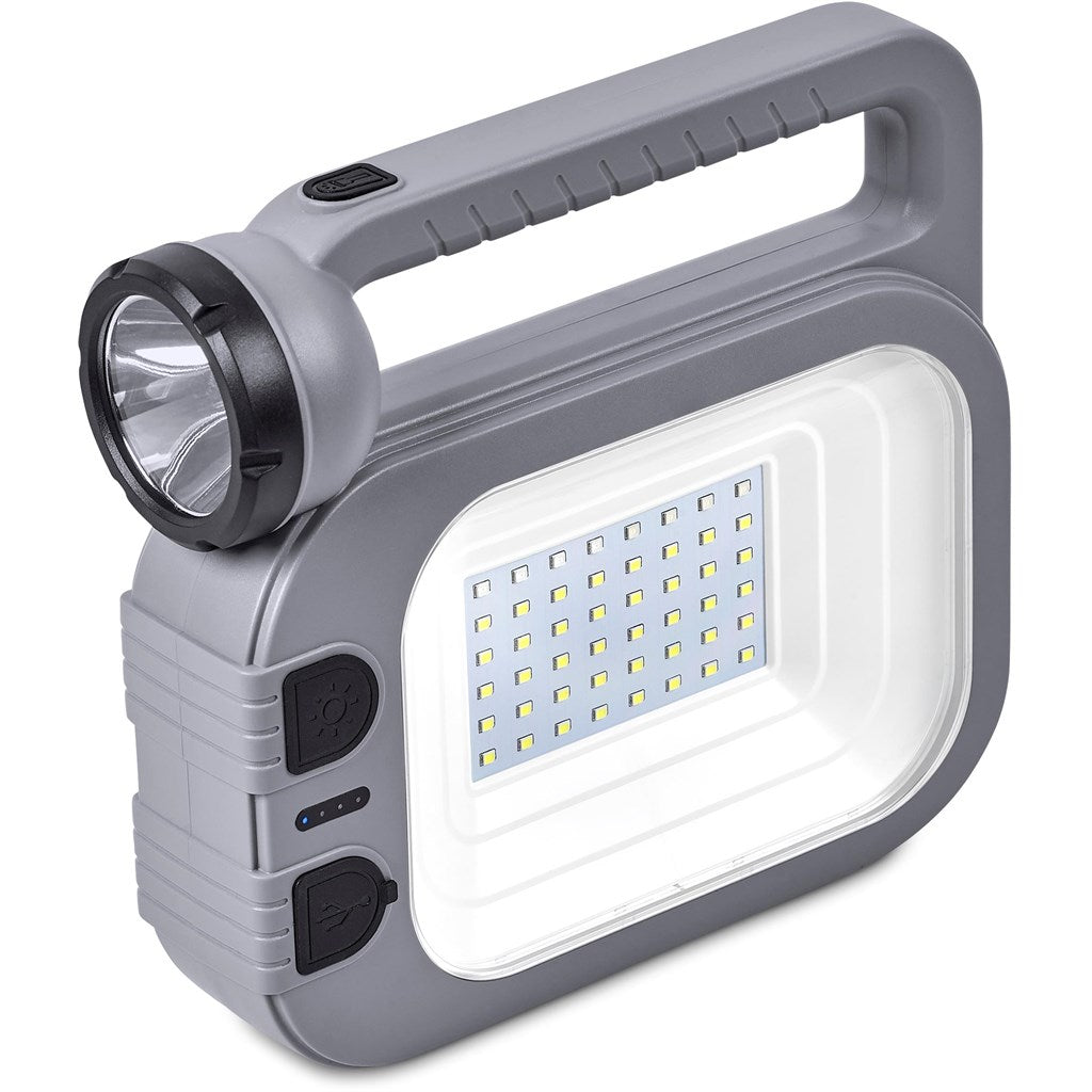 Swiss Cougar Hanoi Solar Lantern & Power Bank with 2400mAh for Outdoor Adventurers
