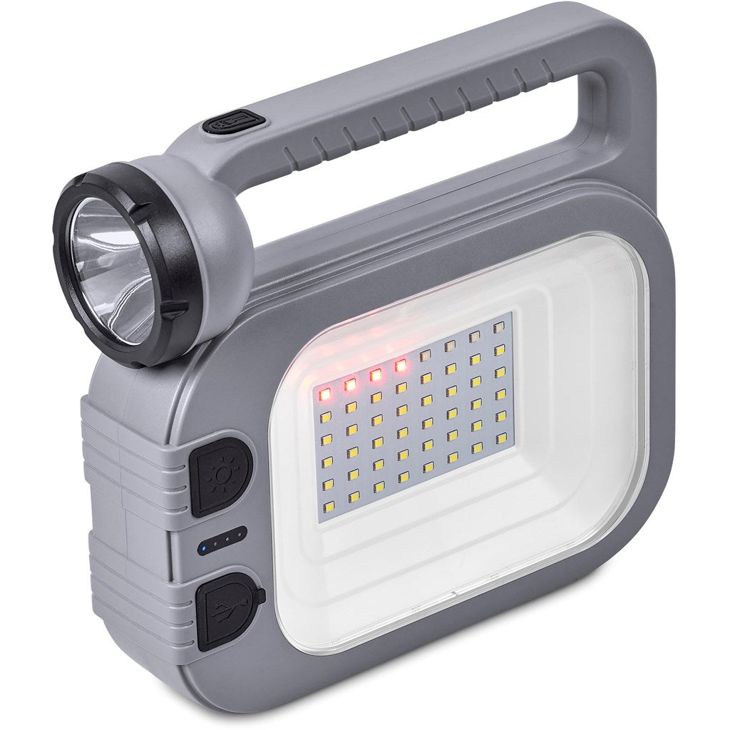 Swiss Cougar Hanoi Solar Lantern & Power Bank with 2400mAh for Outdoor Adventurers
