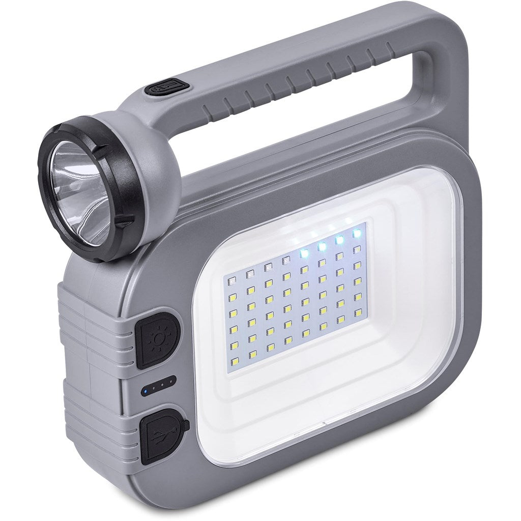 Swiss Cougar Hanoi Solar Lantern & Power Bank with 2400mAh for Outdoor Adventurers