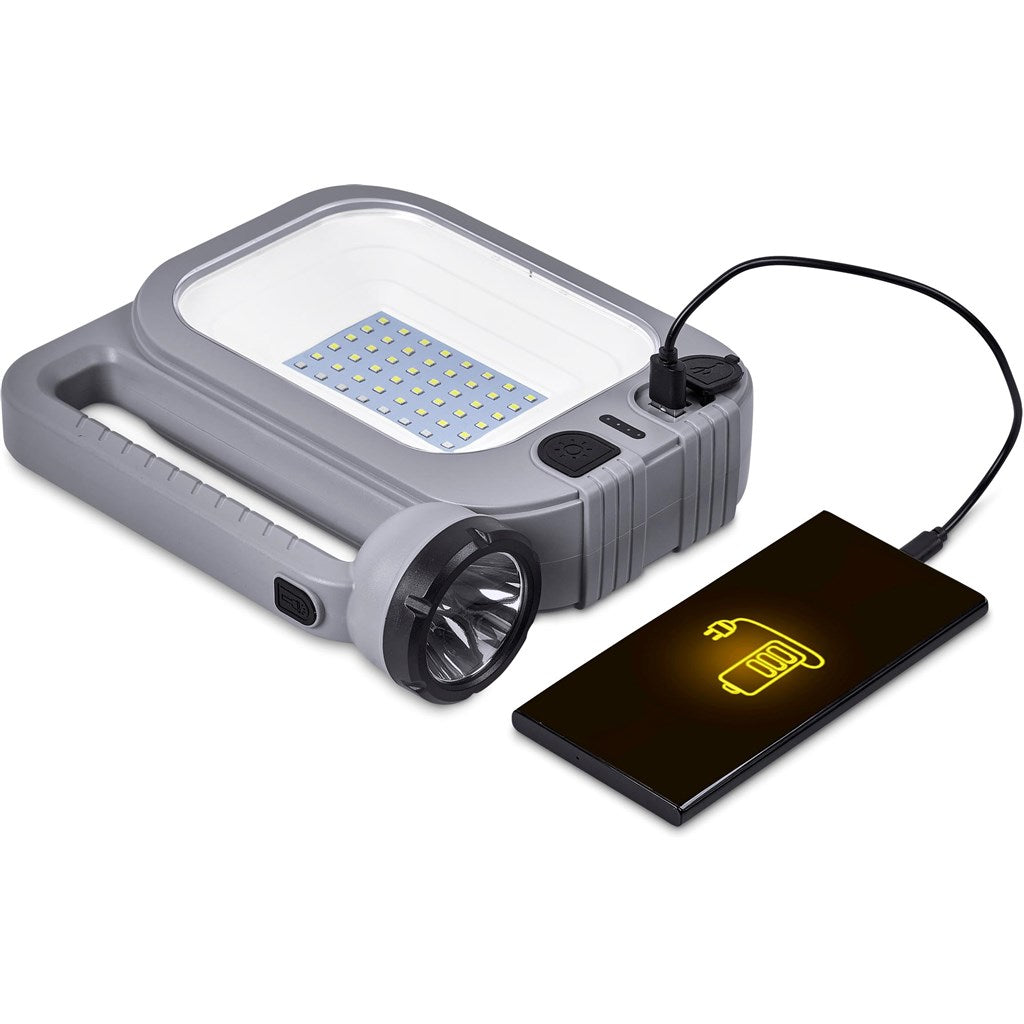 Swiss Cougar Hanoi Solar Lantern & Power Bank with 2400mAh for Outdoor Adventurers