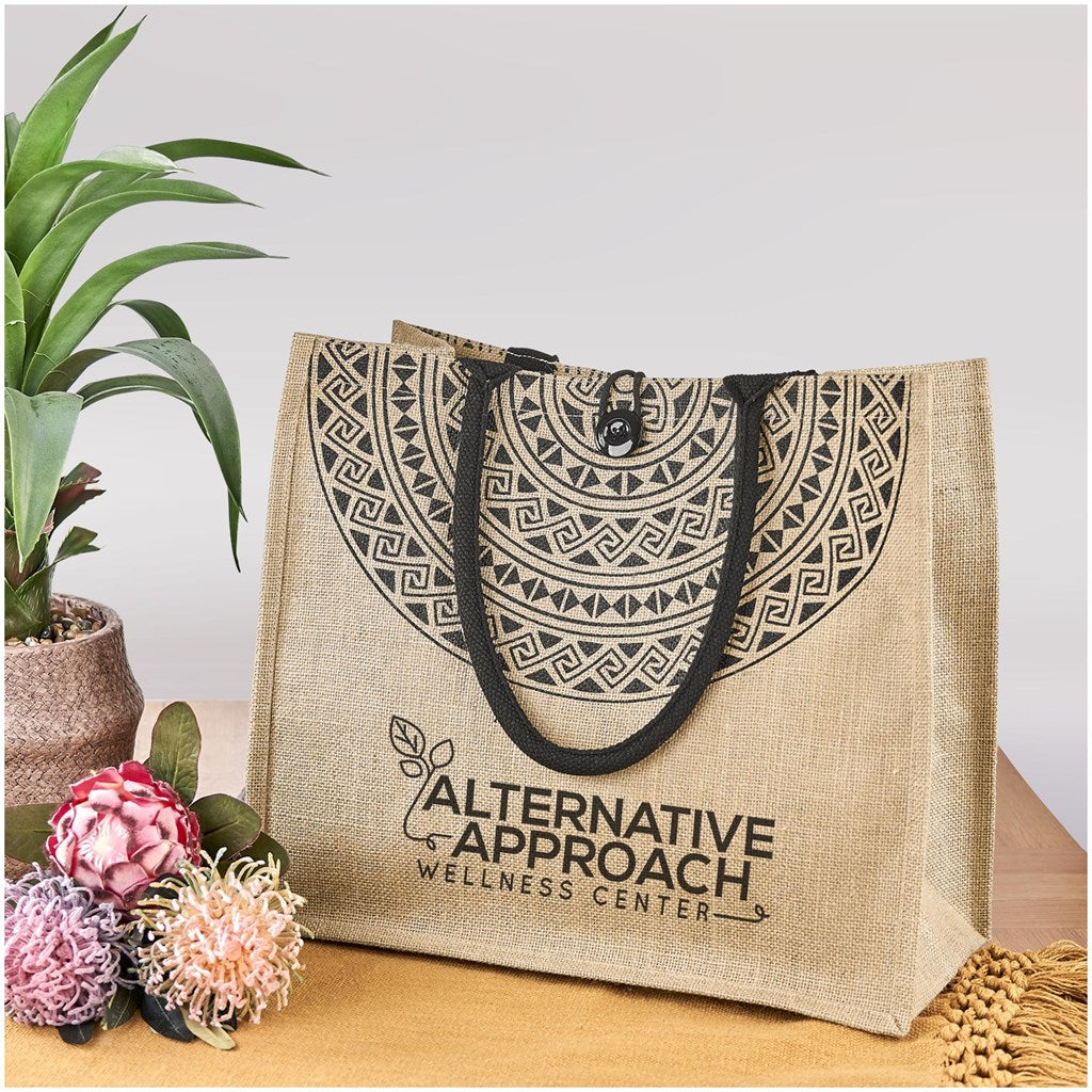Okiyo Kashira Jute-tas met natuurgeïnspireerde ontwerp