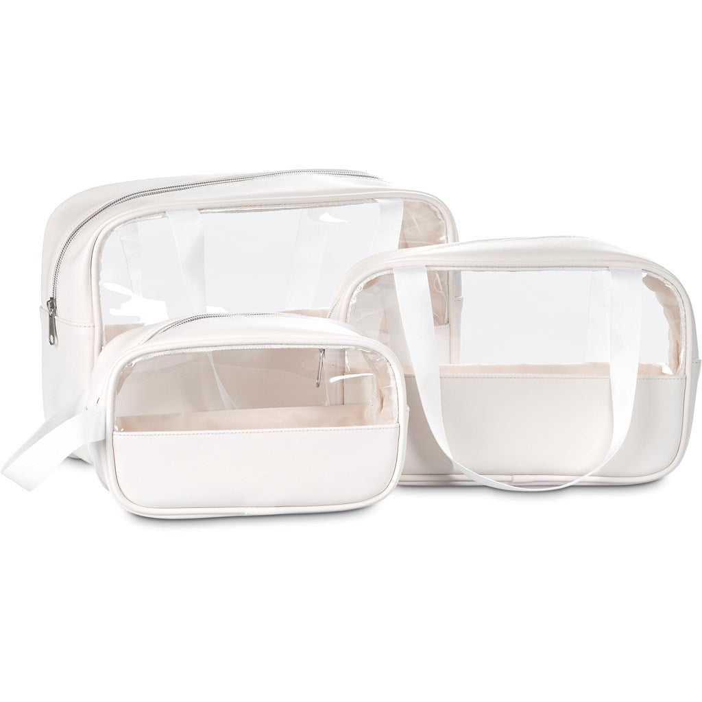Elegant Eva & Elm Chanelle Super Toiletry & Cosmetic Bag