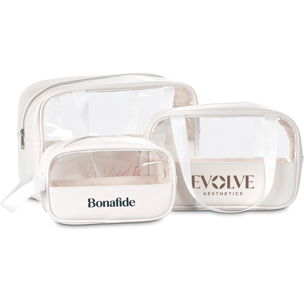 Elegant Eva & Elm Chanelle Super Toiletry & Cosmetic Bag
