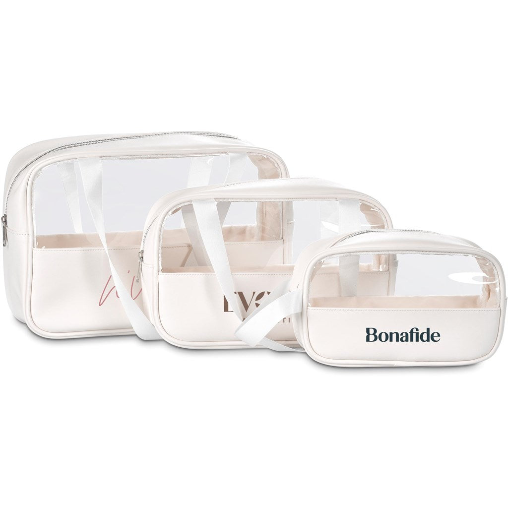 Elegant Eva & Elm Chanelle Super Toiletry & Cosmetic Bag