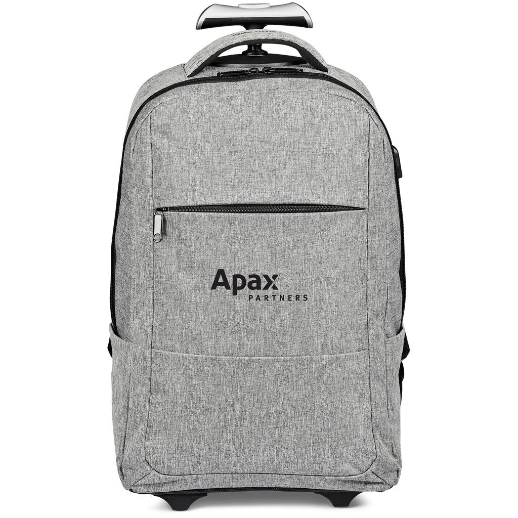 Swiss Cougar San Marino Laptop Trolley Backpack with USB Port for Business Travelers