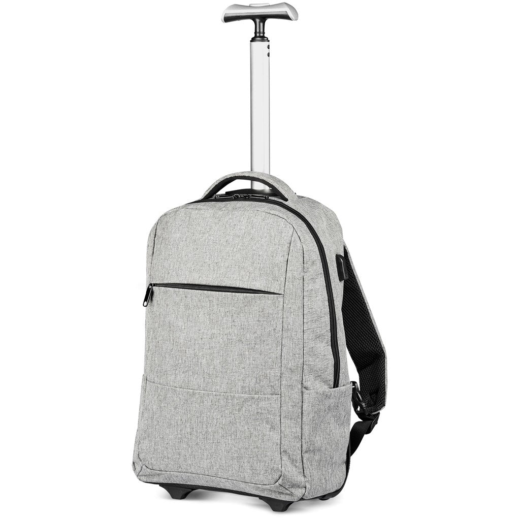 Swiss Cougar San Marino Laptop Trolley Backpack with USB Port for Business Travelers