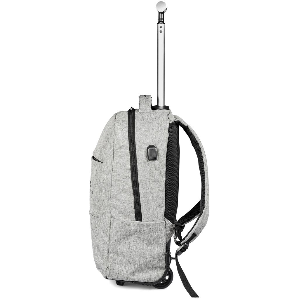 Swiss Cougar San Marino Laptop Trolley Backpack with USB Port for Business Travelers