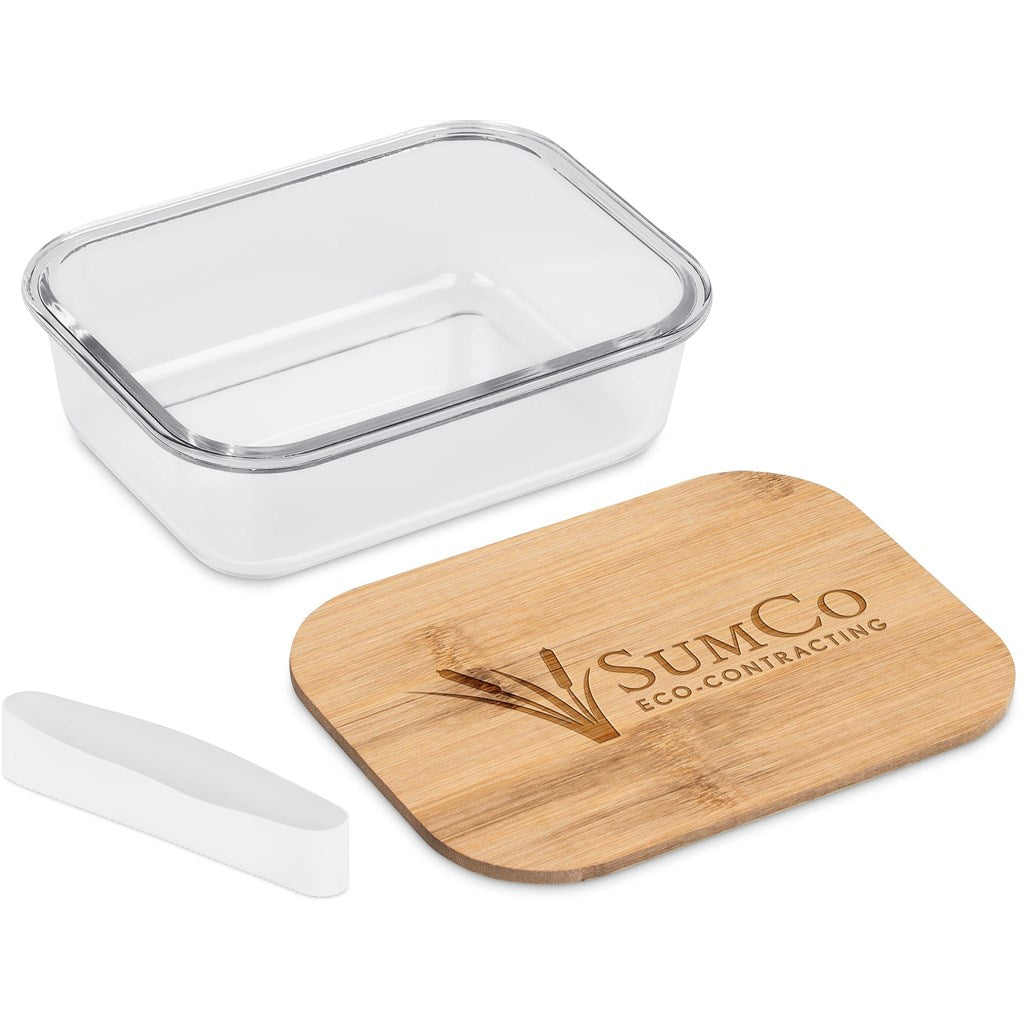 Okiyo Moshi Glass & Bamboo Lunch Box with Secure Seal