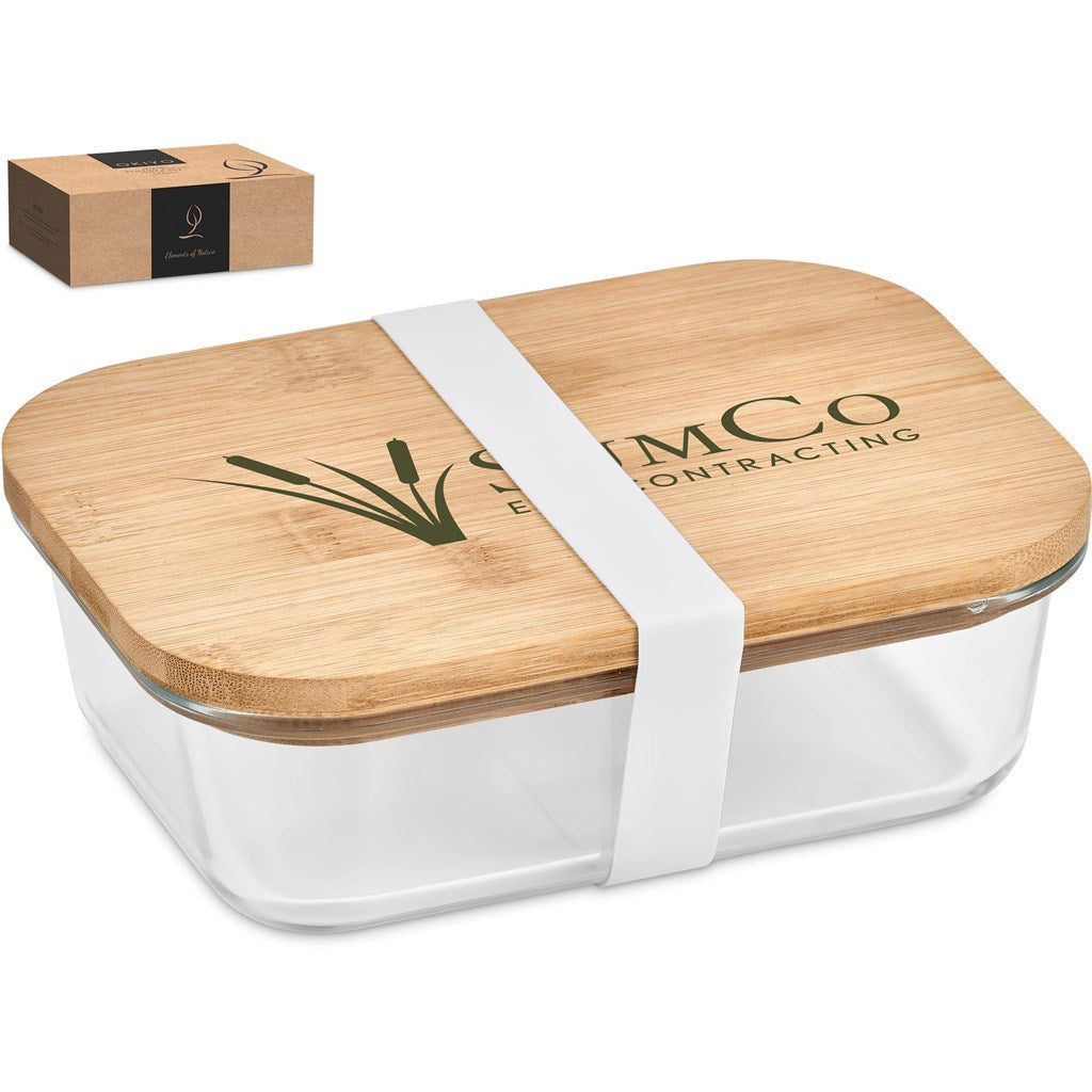 Okiyo Moshi Glass & Bamboo Lunch Box with Secure Seal