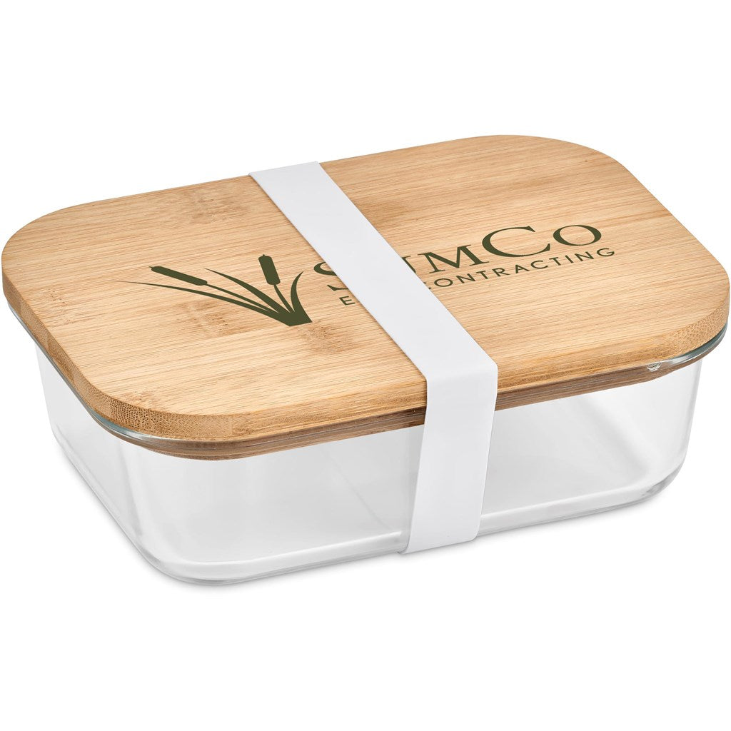 Okiyo Moshi Glass & Bamboo Lunch Box with Secure Seal
