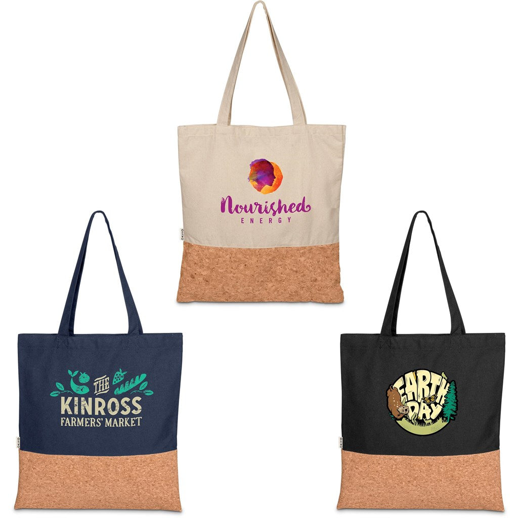 Okiyo Shukaku Cork & Cotton Shopper for Eco-Friendly Style