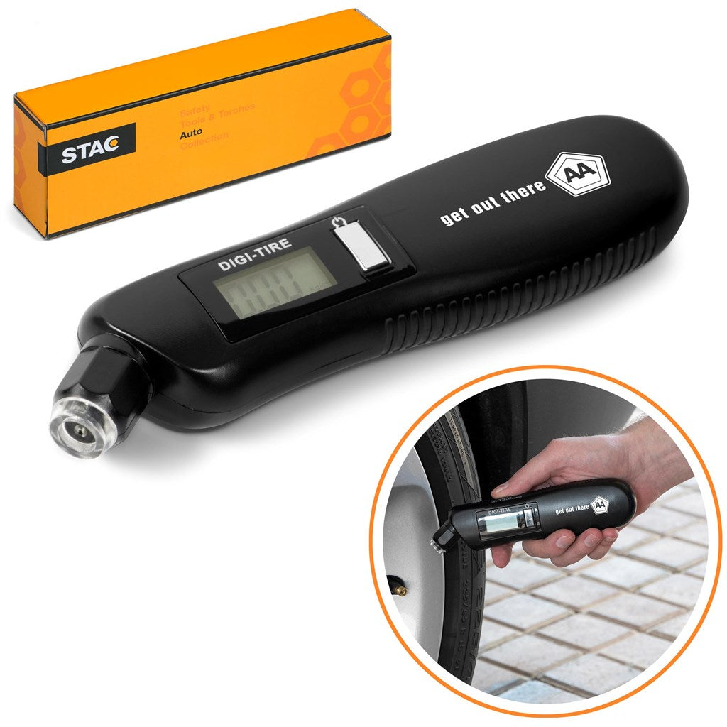 Stac 3-in-1 digitale meter met LED-lig en flitslig