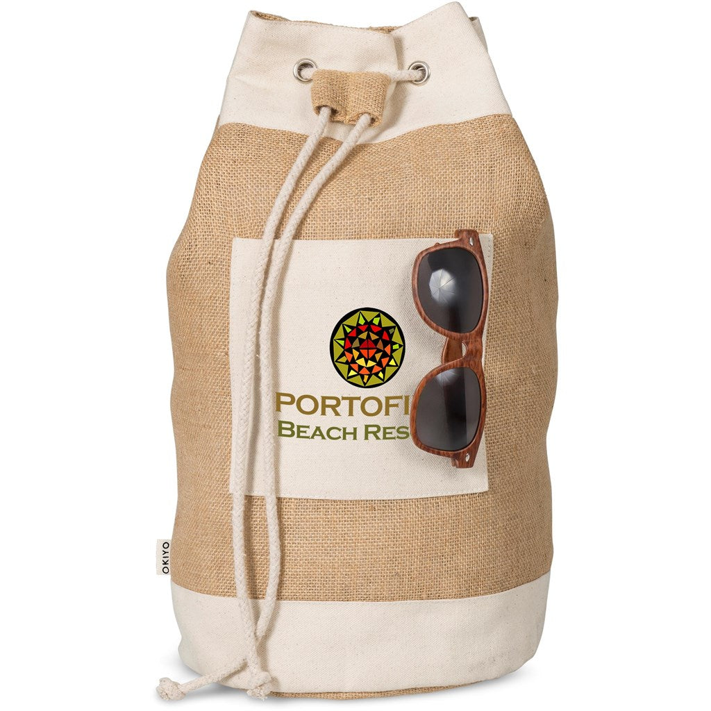 Okiyo Suna Jute & Cotton Beach Rucksack for Stylish Adventures