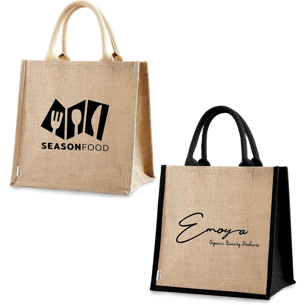 Okiyo Sumida Jute Tote - Eco-Friendly, Durable Shopping Bag