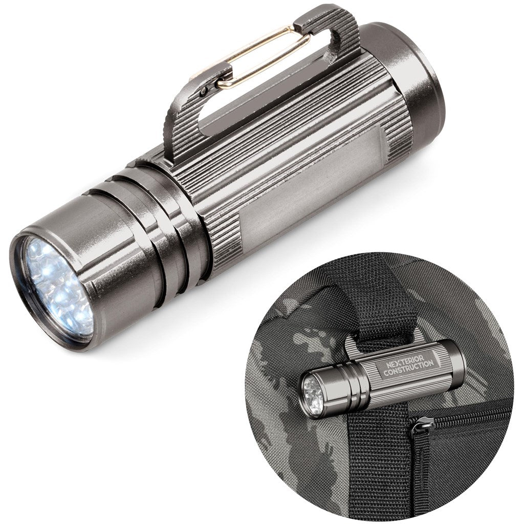 Brightforce Torch: Compact 9-LED Light with Carabiner Clip