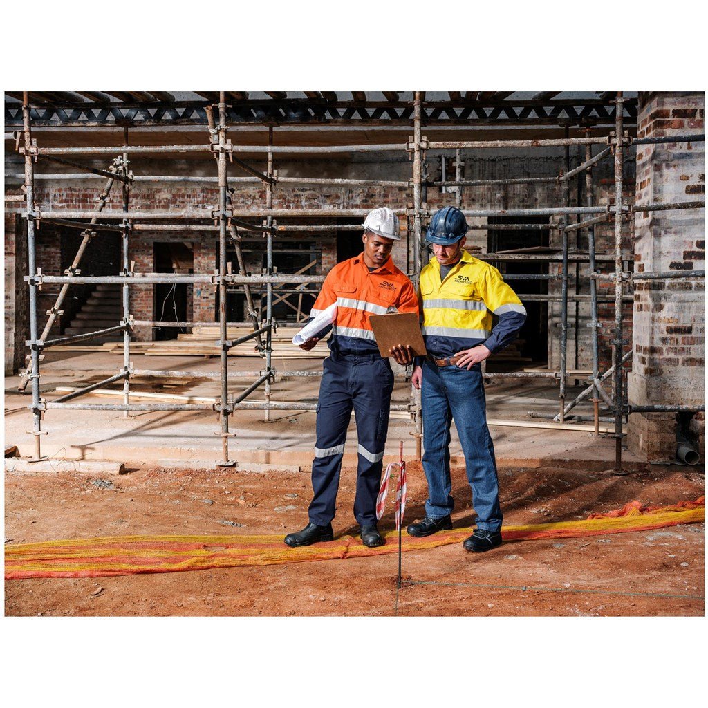 Access Vented Two - Tone Reflective Work Shirt - Brand your company Logo! Get a quote - Promo Lingo