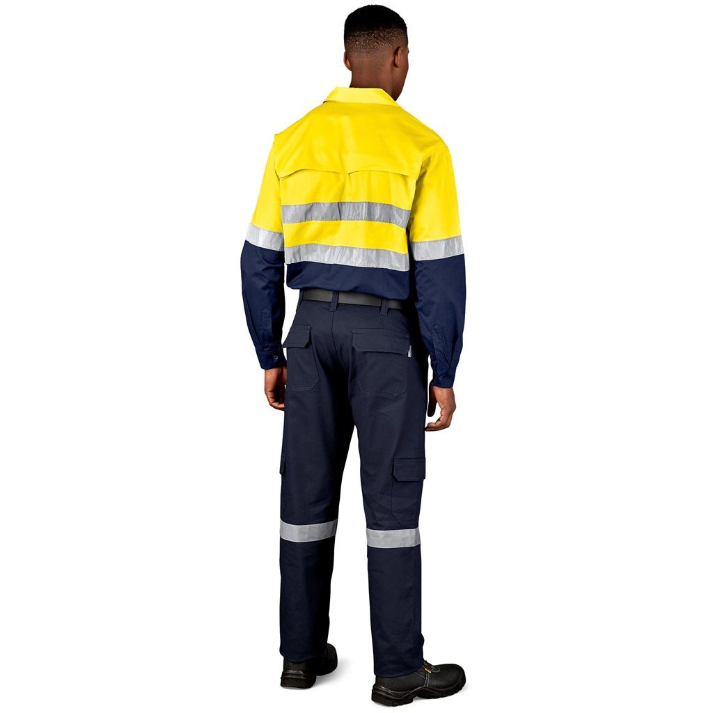 Access Vented Two - Tone Reflective Work Shirt - Brand your company Logo! Get a quote - Promo Lingo