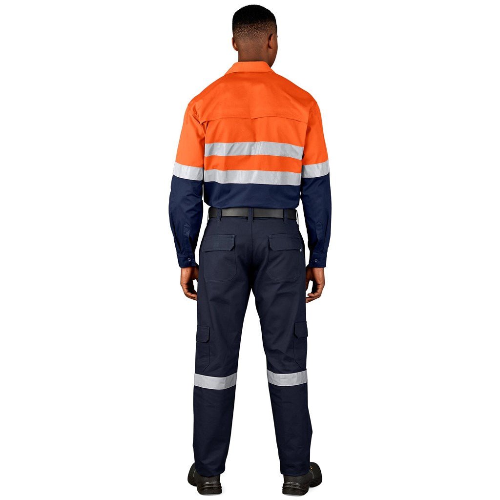 Access Vented Two - Tone Reflective Work Shirt - Brand your company Logo! Get a quote - Promo Lingo