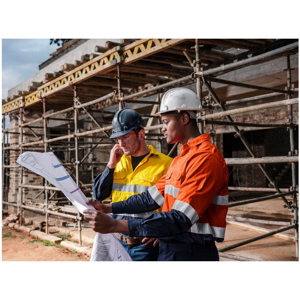 Access Vented Two - Tone Reflective Work Shirt - Brand your company Logo! Get a quote - Promo Lingo