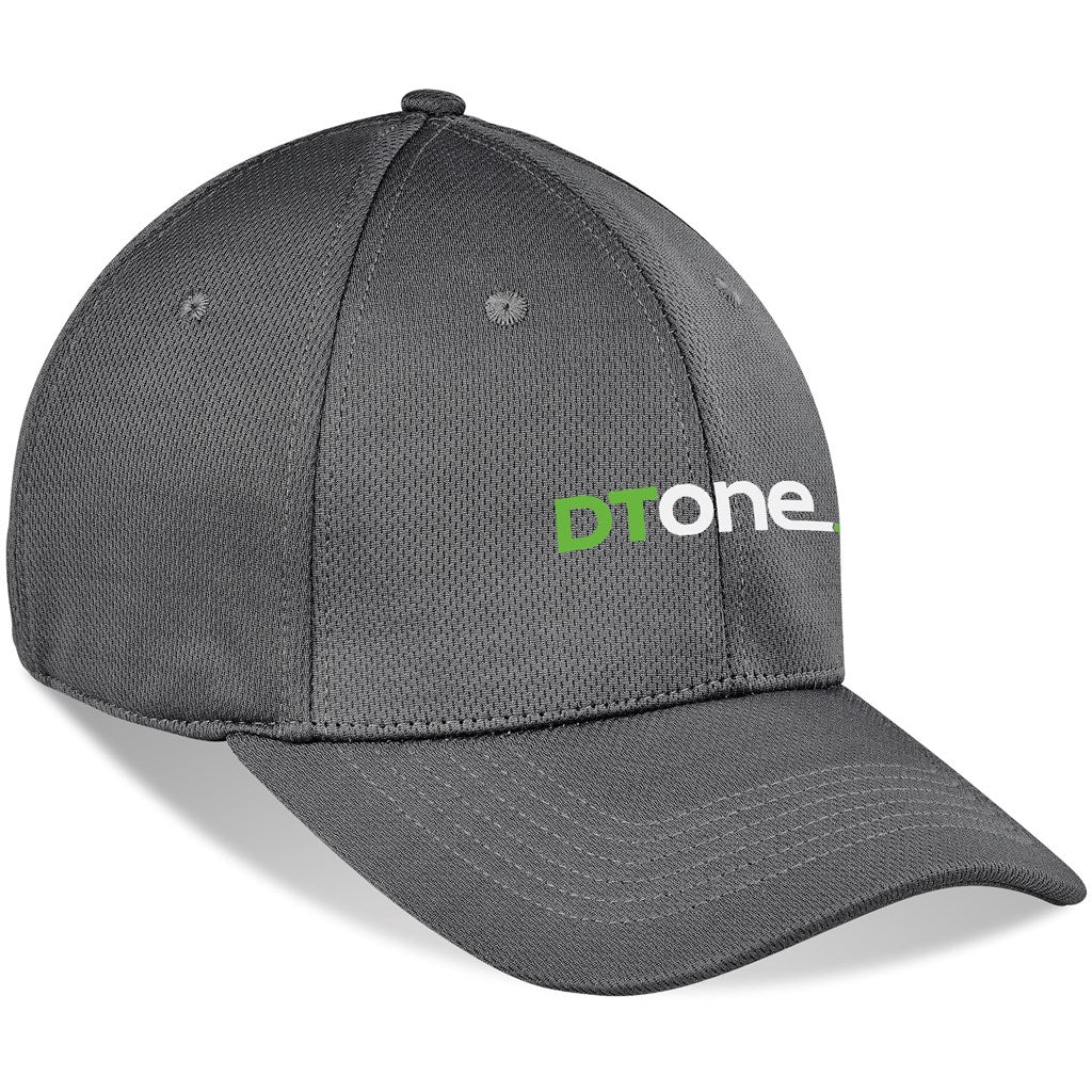 Ace 6 Panel Fitted Cap - Grey - Brand your company Logo! Get a quote - Promo Lingo