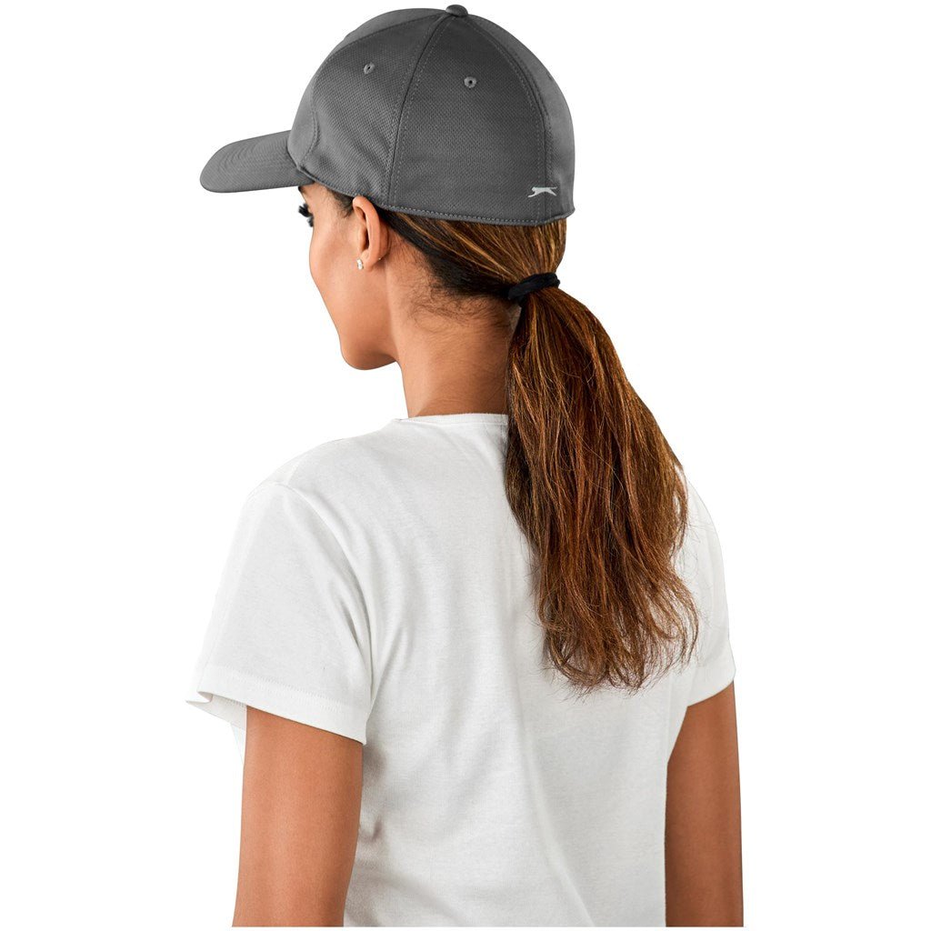 Ace 6 Panel Fitted Cap - Grey - Brand your company Logo! Get a quote - Promo Lingo