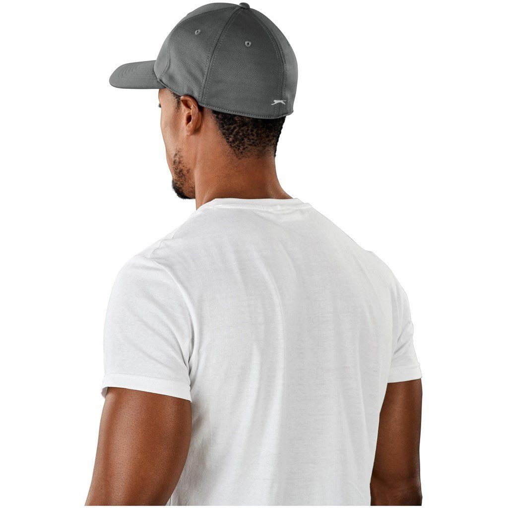 Ace 6 Panel Fitted Cap - Grey - Brand your company Logo! Get a quote - Promo Lingo