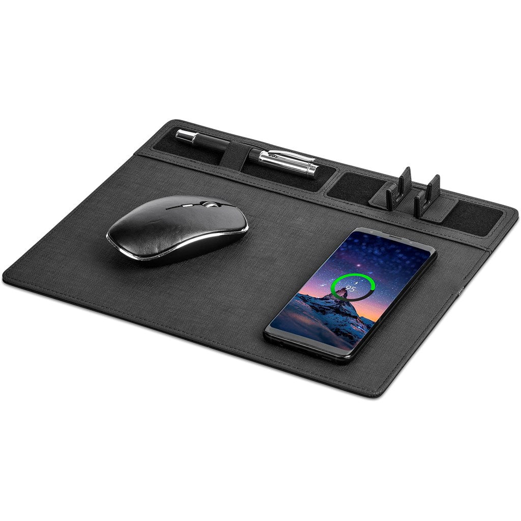 Alex Varga Aramis Wireless Charger Desk Organiser with Functionality - Brand your company Logo! Get a quote - Promo Lingo