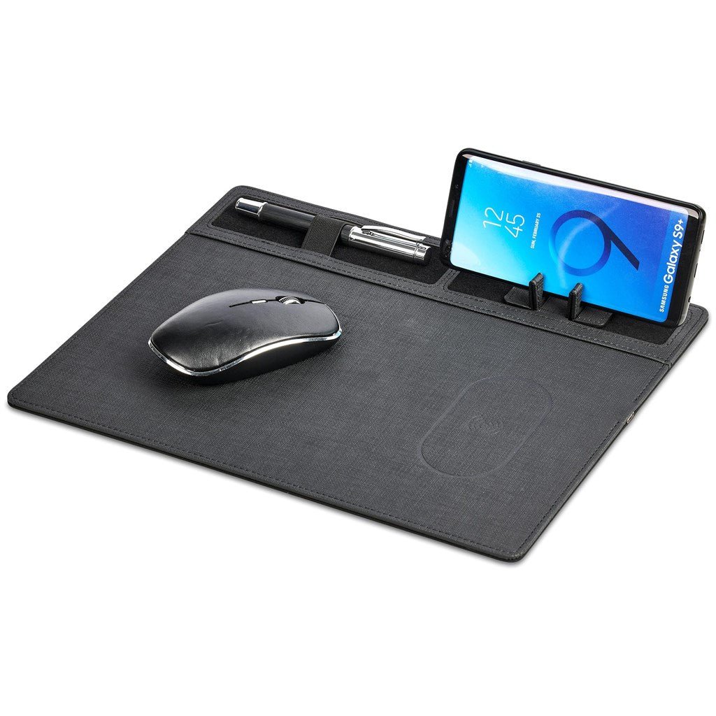 Alex Varga Aramis Wireless Charger Desk Organiser with Functionality - Brand your company Logo! Get a quote - Promo Lingo
