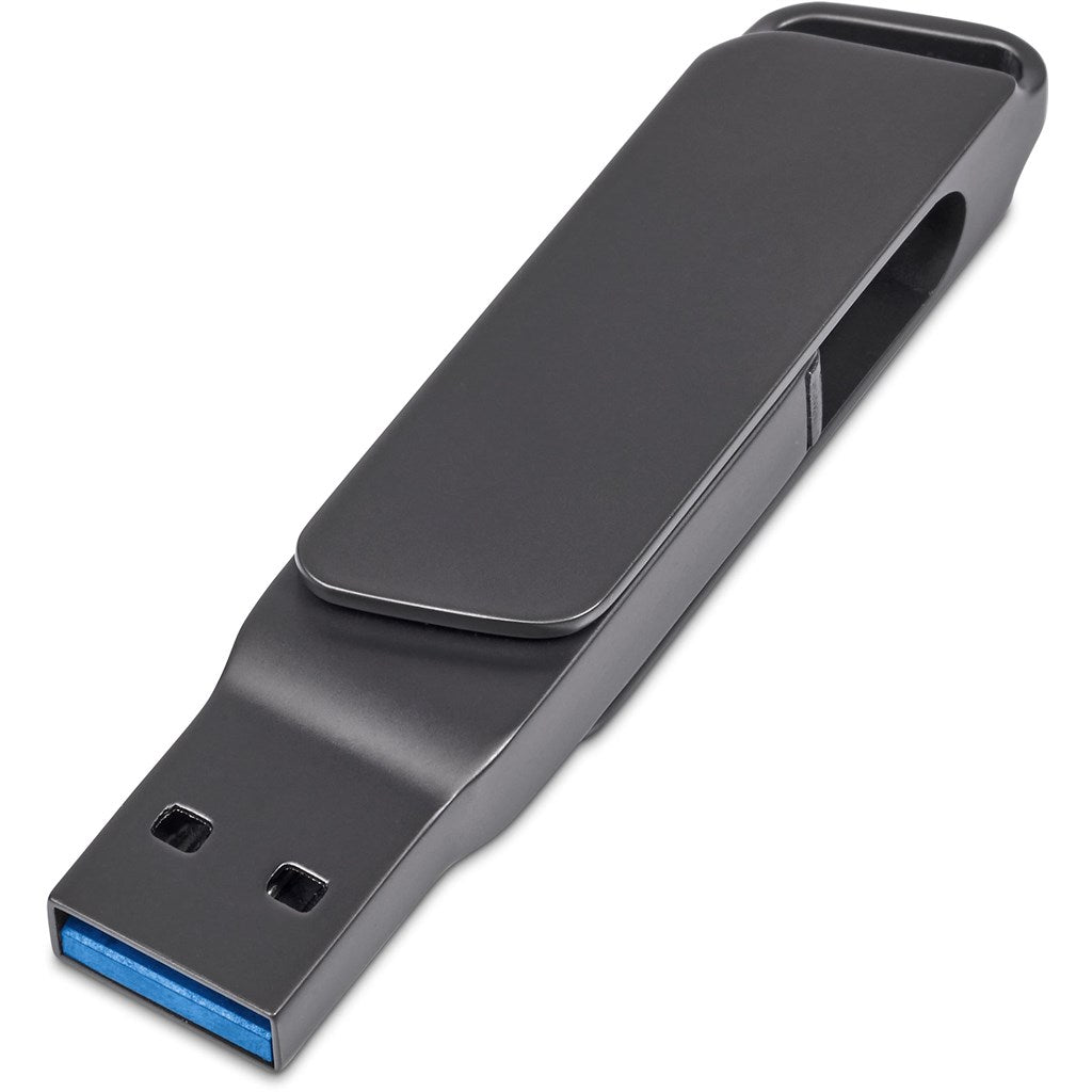 Alex Varga Atraxia Dual Flash Drive – 64GB - Brand your company Logo! Get a quote - Promo Lingo