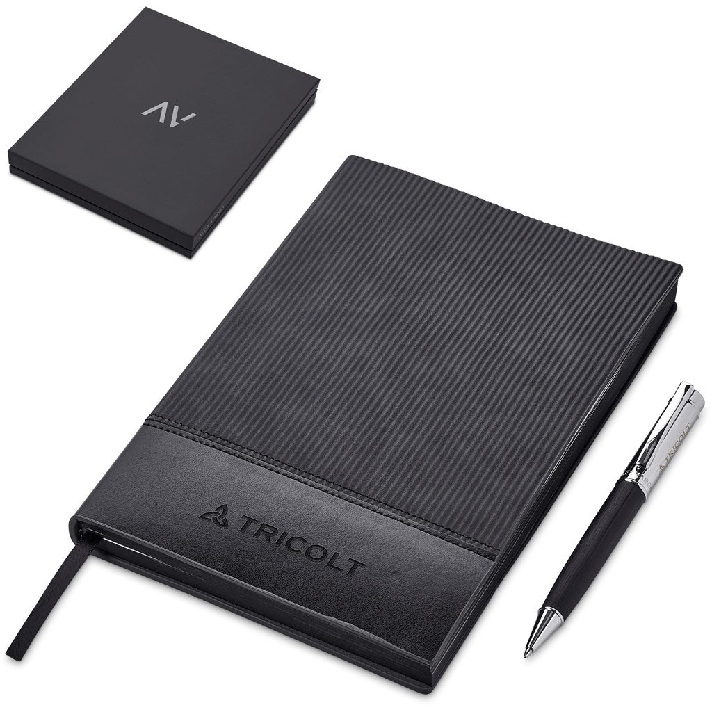 Alex Varga Barnabas Notebook and Pen Set Gift Box - Brand your company Logo! Get a quote - Promo Lingo