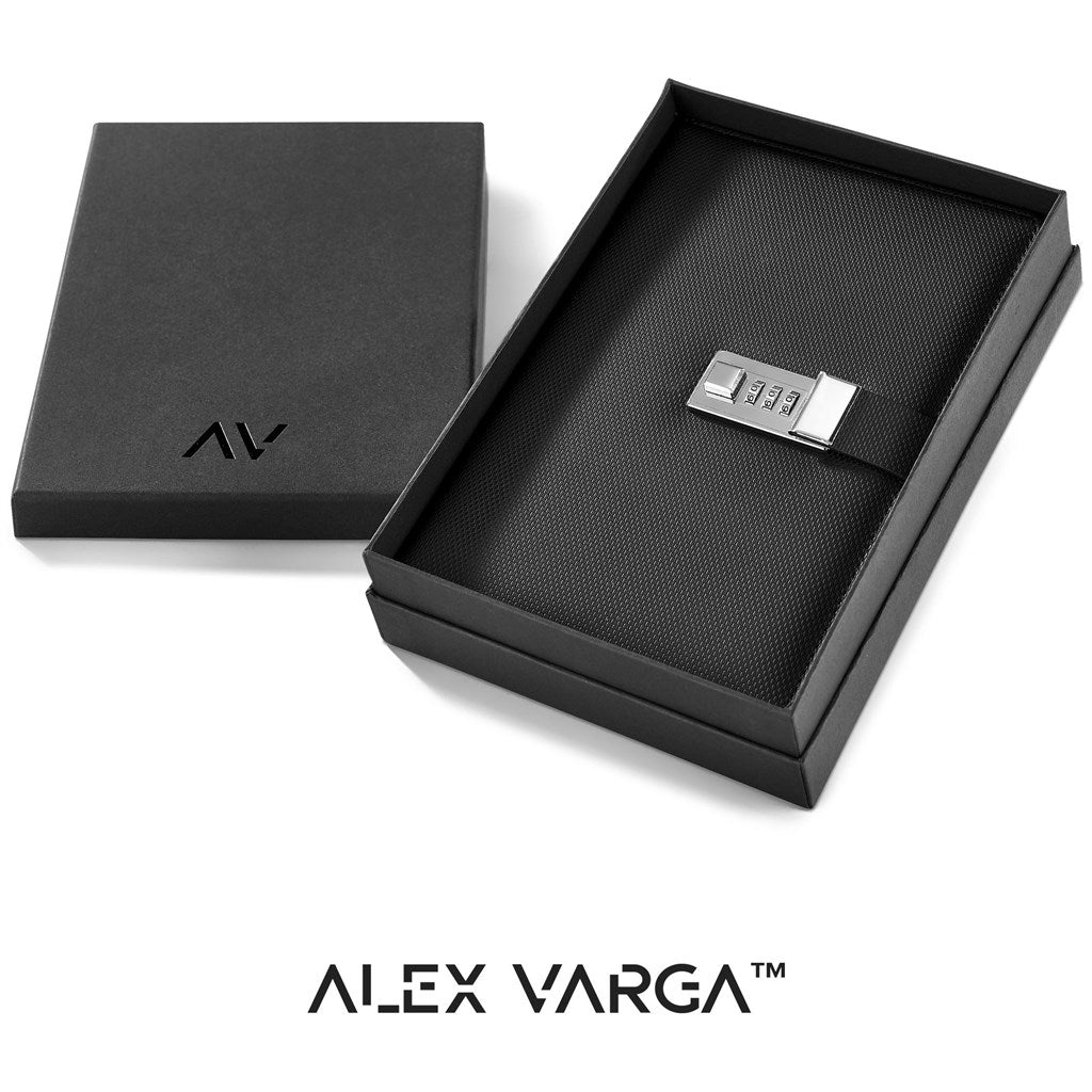 Alex Varga Chapman Code - Lock Hard Cover Notebook - Brand your company Logo! Get a quote - Promo Lingo