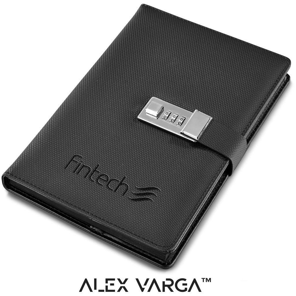 Alex Varga Chapman Code - Lock Hard Cover Notebook - Brand your company Logo! Get a quote - Promo Lingo