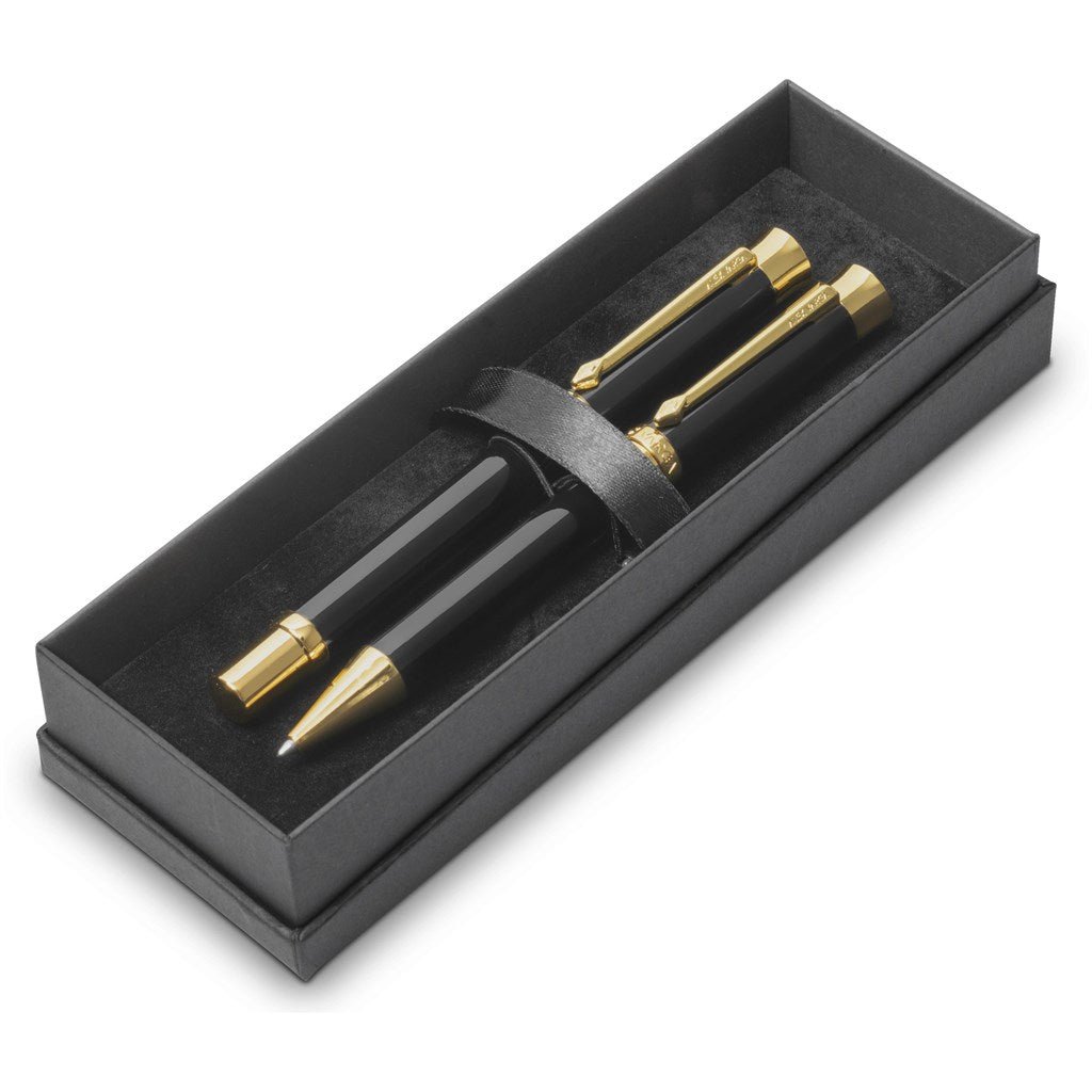 Alex Varga Corona Ball Pen & Rollerball Set Gift Duo - Brand your company Logo! Get a quote - Promo Lingo