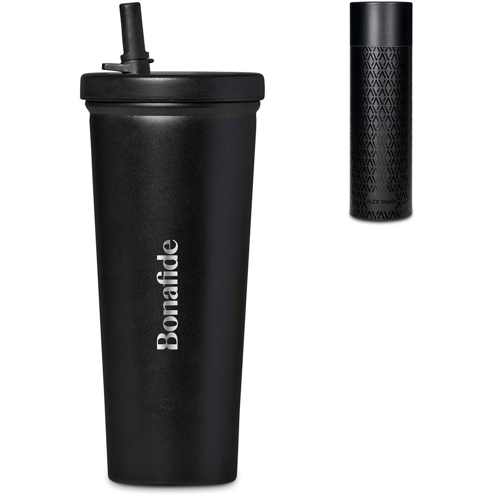 Alex Varga Empire Stainless Steel Vacuum Sipper Tumbler - 750ml, Insulated & Straw - Brand your company Logo! Get a quote - Promo Lingo