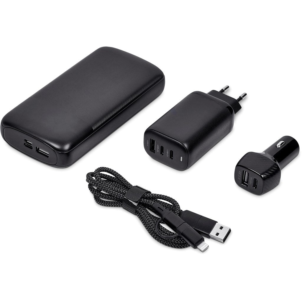 Alex Varga Olavetto Gift Set for Ultimate Charging Solutions - Brand your company Logo! Get a quote - Promo Lingo