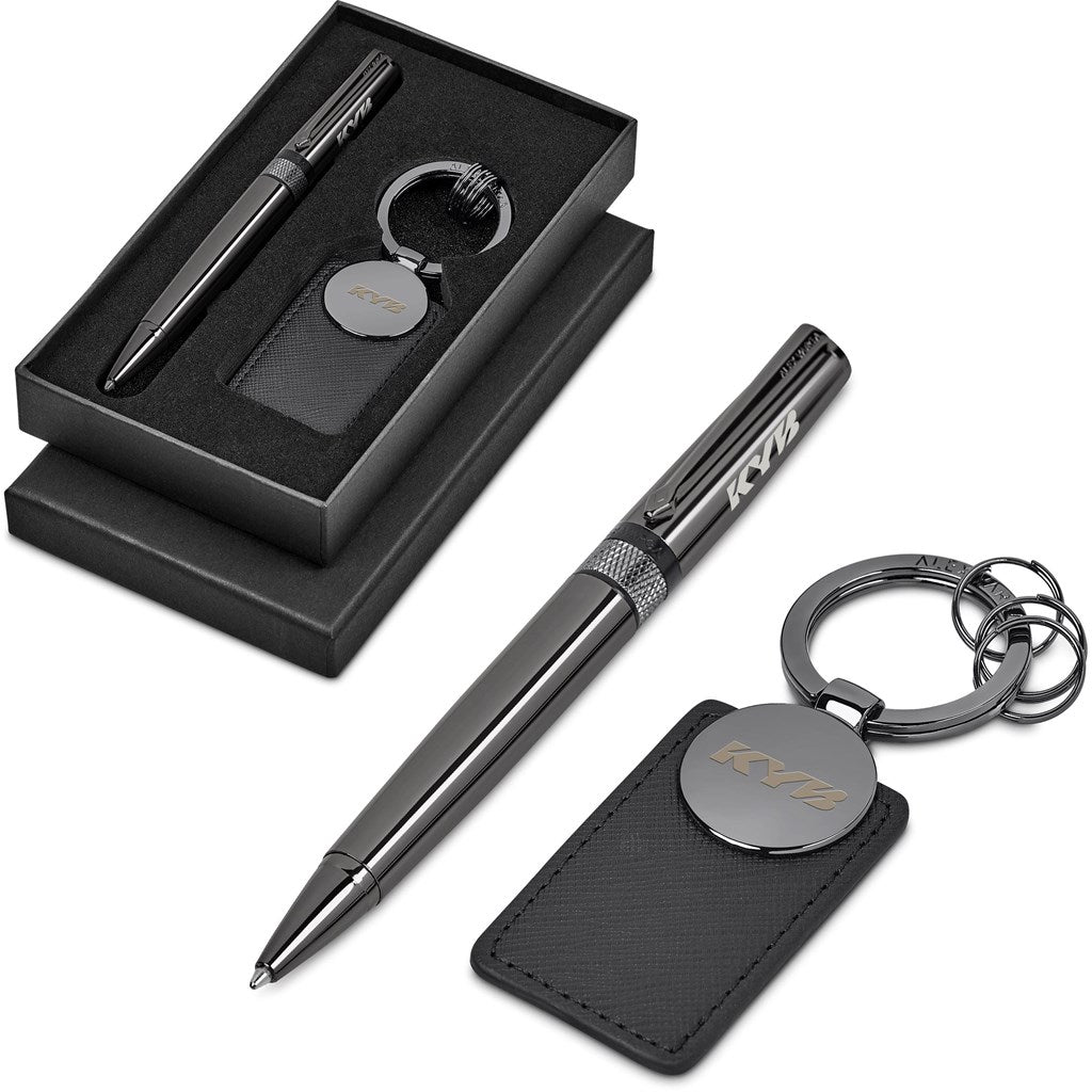 Alex Varga Olsson Gift Set: Pen and Keyholder Duo - Brand your company Logo! Get a quote - Promo Lingo