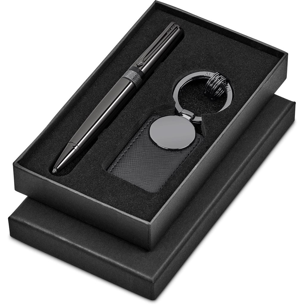Alex Varga Olsson Gift Set: Pen and Keyholder Duo - Brand your company Logo! Get a quote - Promo Lingo