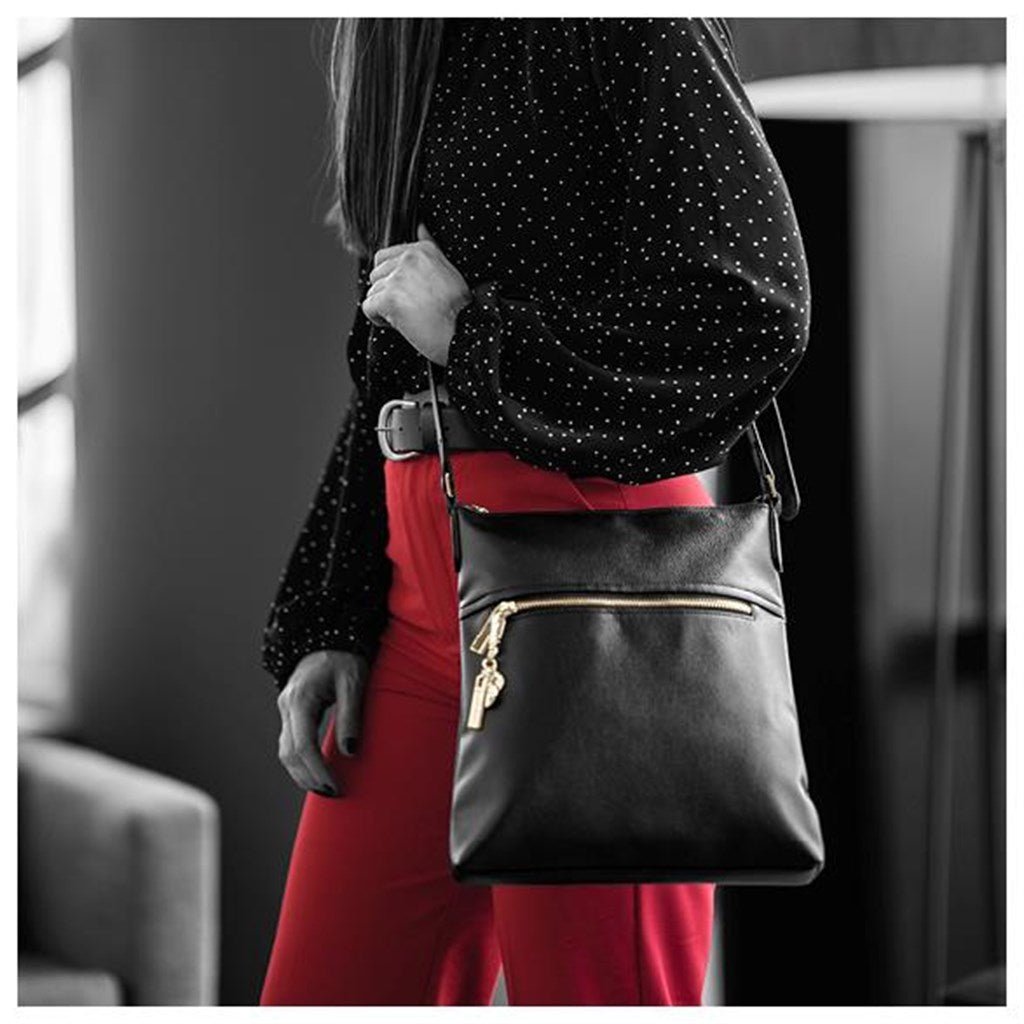 Alex Varga Onassis Crossbody Handbag with Adjustable Strap - Brand your company Logo! Get a quote - Promo Lingo