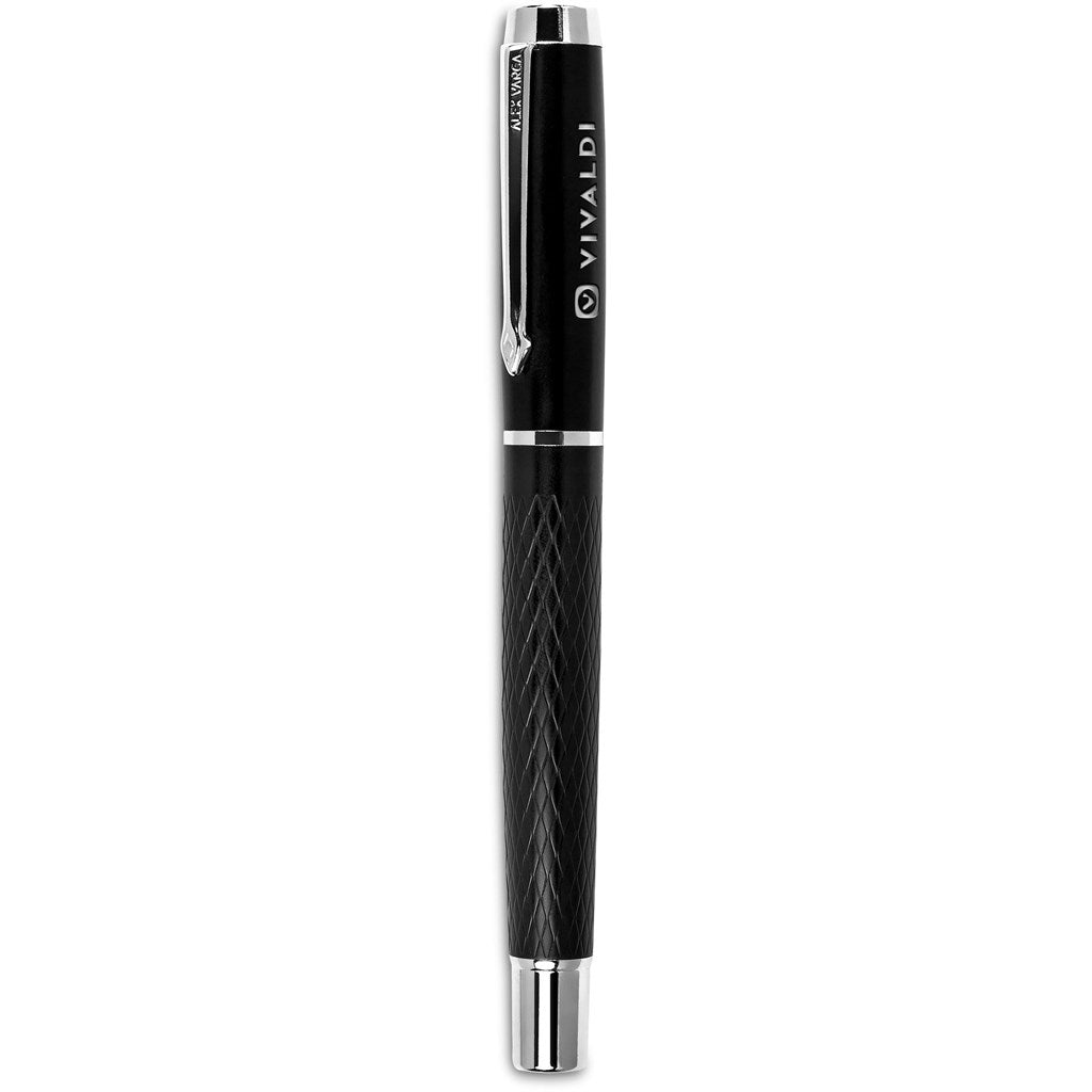 Alex Varga Sashenka Rollerball with Premium Black Ink - Brand your company Logo! Get a quote - Promo Lingo