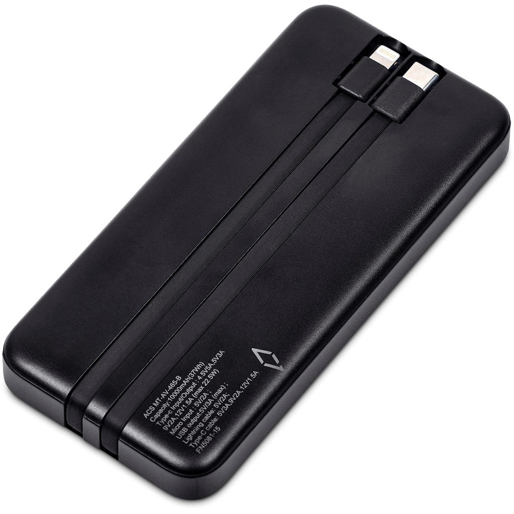 Alex Varga Scorpio Fast Charge 22.5W Power Bank - 10,000mAh - Brand your company Logo! Get a quote - Promo Lingo