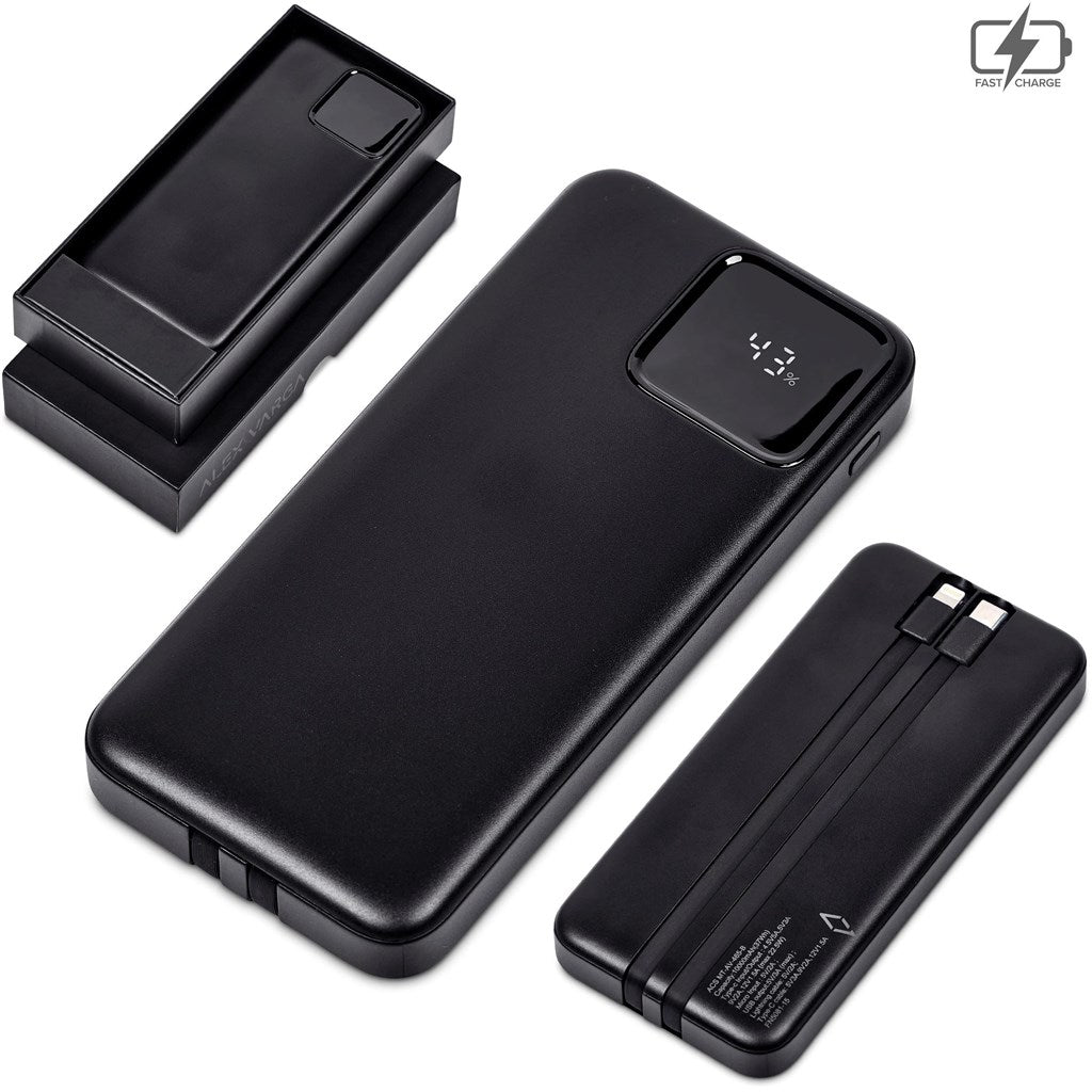 Alex Varga Scorpio Fast Charge 22.5W Power Bank - 10,000mAh - Brand your company Logo! Get a quote - Promo Lingo