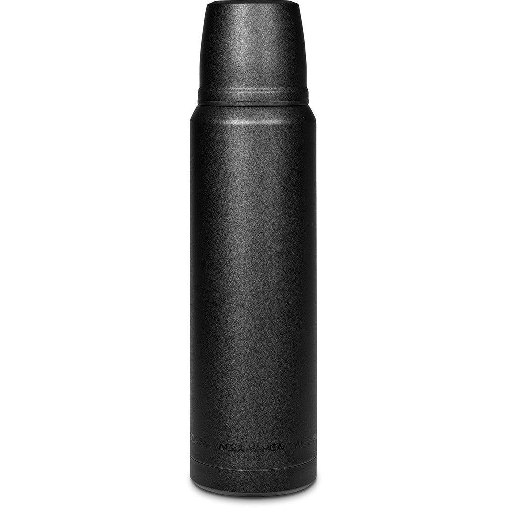 Alex Varga Valhalla Stainless Steel Vacuum Flask – 1 Litre Elegant Design for Hot or Cold Beverages - Brand your company Logo! Get a quote - Promo Lingo
