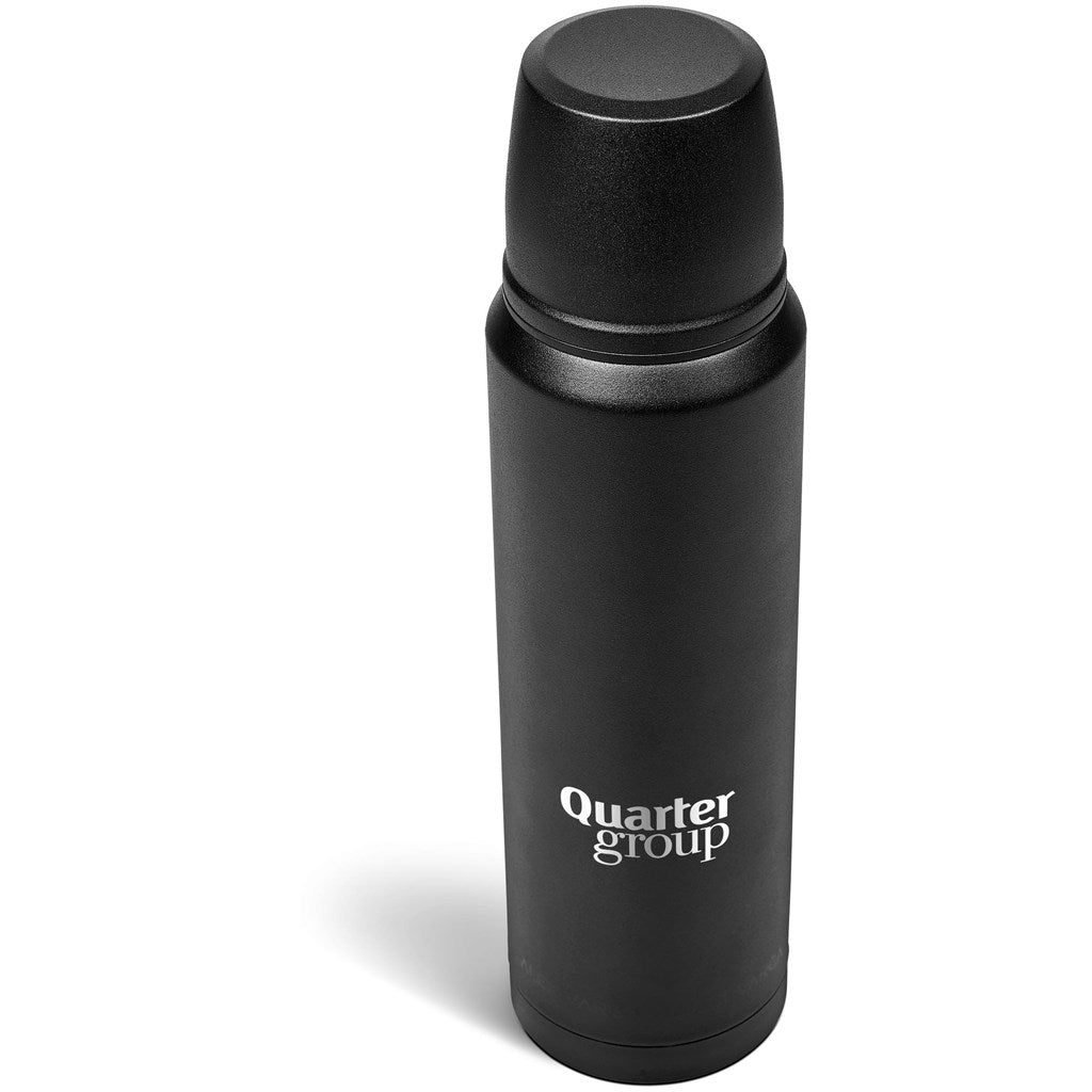 Alex Varga Valhalla Stainless Steel Vacuum Flask – 1 Litre Elegant Design for Hot or Cold Beverages - Brand your company Logo! Get a quote - Promo Lingo