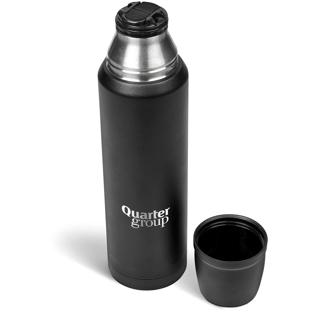 Alex Varga Valhalla Stainless Steel Vacuum Flask – 1 Litre Elegant Design for Hot or Cold Beverages - Brand your company Logo! Get a quote - Promo Lingo
