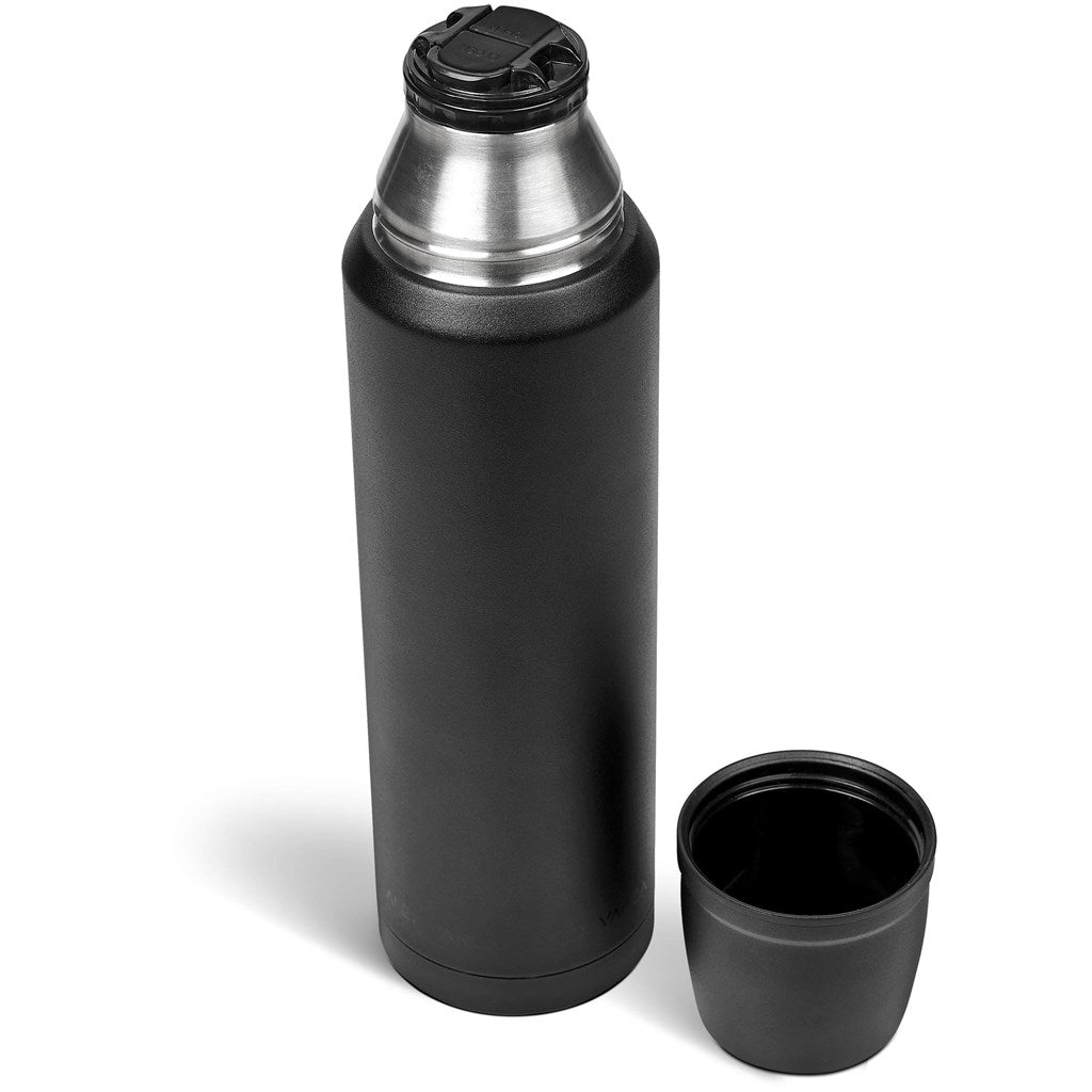 Alex Varga Valhalla Stainless Steel Vacuum Flask – 1 Litre Elegant Design for Hot or Cold Beverages - Brand your company Logo! Get a quote - Promo Lingo