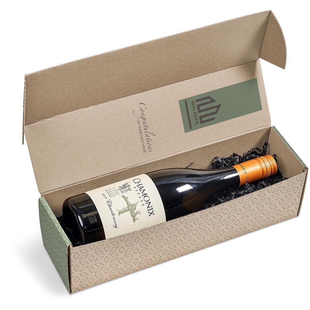 Altitude Bianca Digital Print Wine Gift Box - Brand your company Logo! Get a quote - Promo Lingo