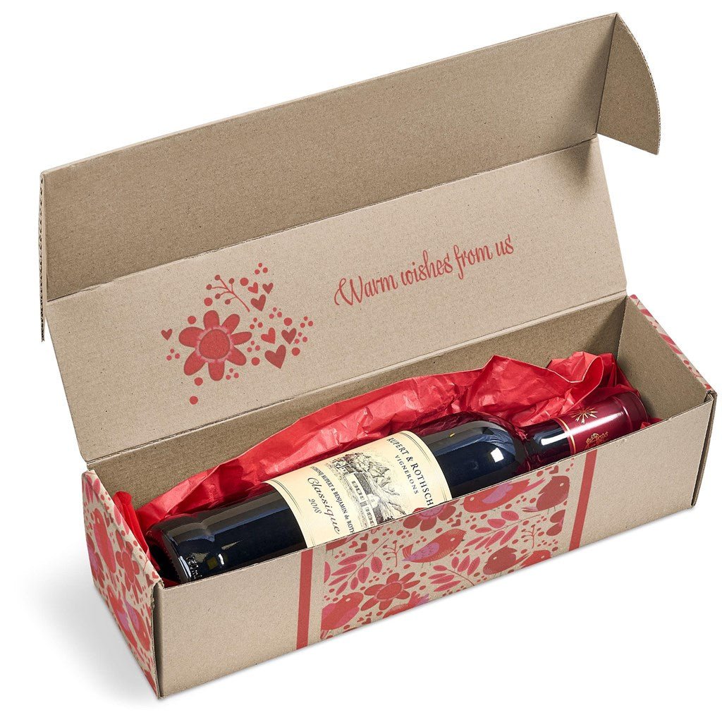Altitude Bianca Digital Print Wine Gift Box - Brand your company Logo! Get a quote - Promo Lingo