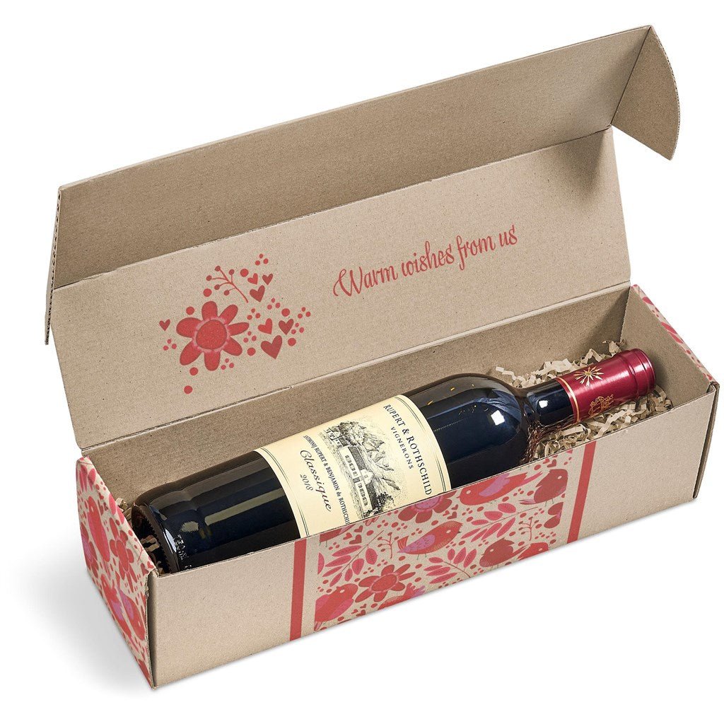 Altitude Bianca Digital Print Wine Gift Box - Brand your company Logo! Get a quote - Promo Lingo