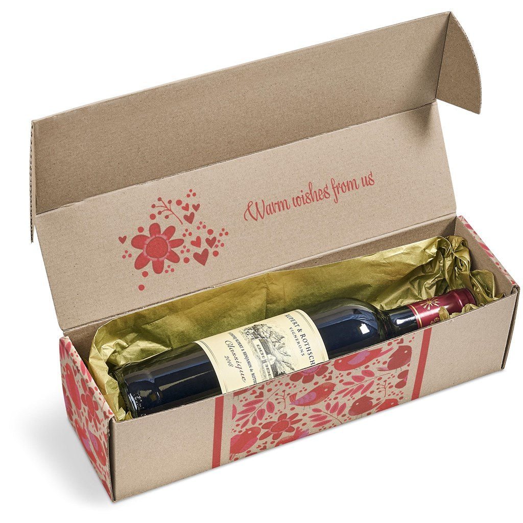 Altitude Bianca Digital Print Wine Gift Box - Brand your company Logo! Get a quote - Promo Lingo